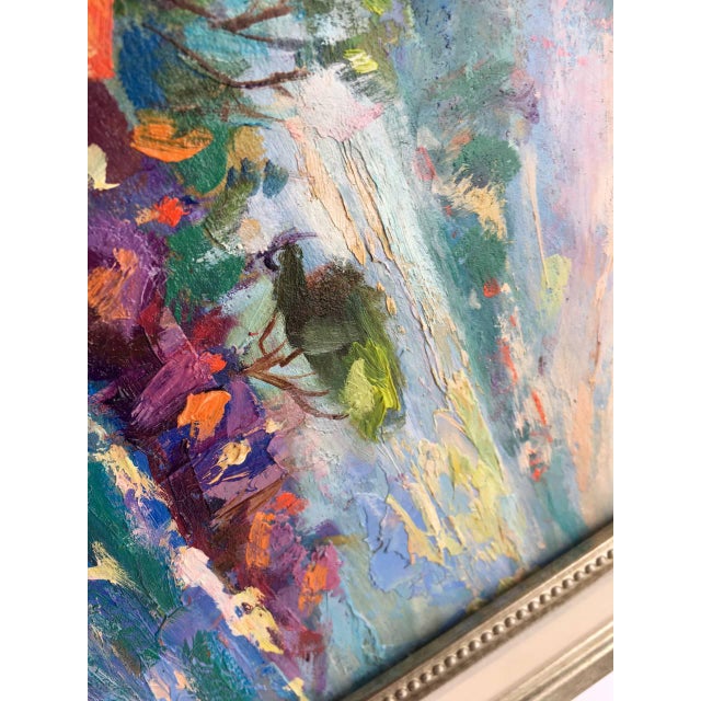 Framed Original Seascape Painting Italy Landscape Wall Decor by Valeriya Serova For Sale - Image 9 of 13