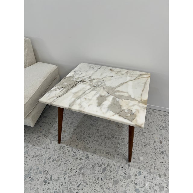 1960s White Boucle Boomerang Sofa Couch 4 Pc Set Adrian Pearsall Style For Sale - Image 4 of 9