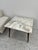 1960s White Boucle Boomerang Sofa Couch 4 Pc Set Adrian Pearsall Style For Sale - Image 4 of 9
