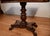 1910s Antique American Empire Solid Mahogany Flip-Top Game Table / Console Table For Sale - Image 6 of 18