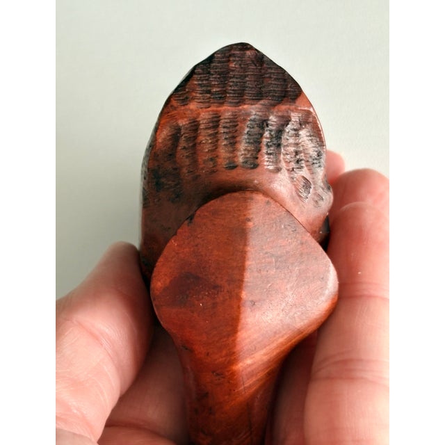 Vintage French Bruyère Garantie Art Deco Figural Briar Pipe Bowl, Internal Workshop Mark “E”, c.1930s–40s. For Sale - Image 11 of 12