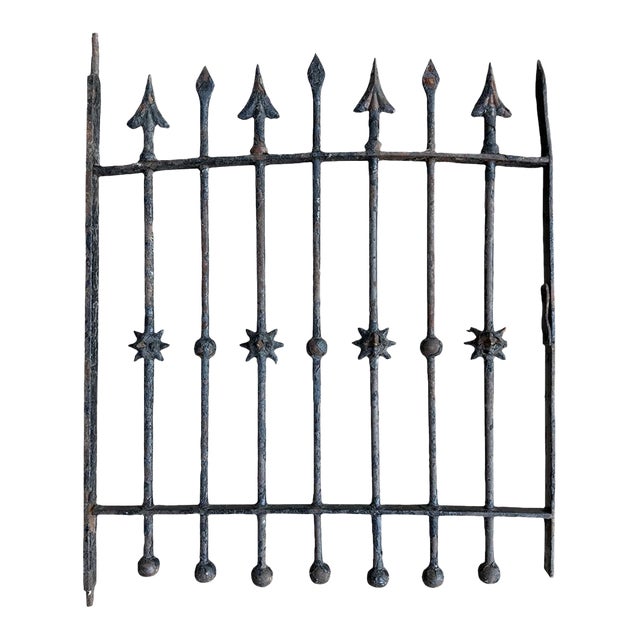 Iron Victorian Garden Gate From Aspen Colorado For Sale