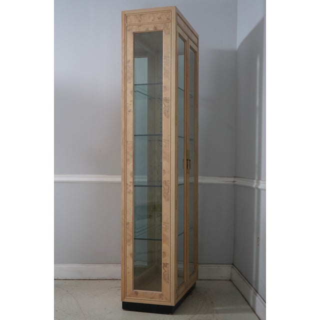 Age: Approx: 30 Years Old Details: Campaign Style Adjustable Shelves Beveled Glass High Quality Construction Modern Design...