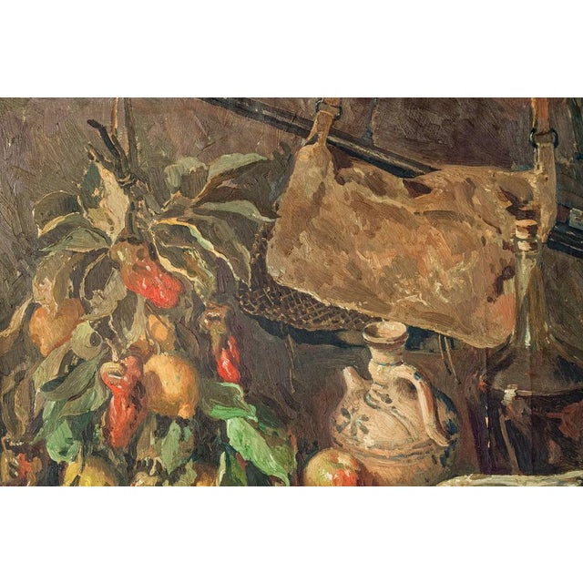 José Maria Vila Canyelles, The Chef's Banquet Still Life, 1920s, Oil on Canvas For Sale - Image 6 of 10