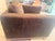 Pottery Barn Pottery Barn Jake Seadrift Loveseat and Armchair, Nubuck Leather, Coffee For Sale - Image 4 of 10