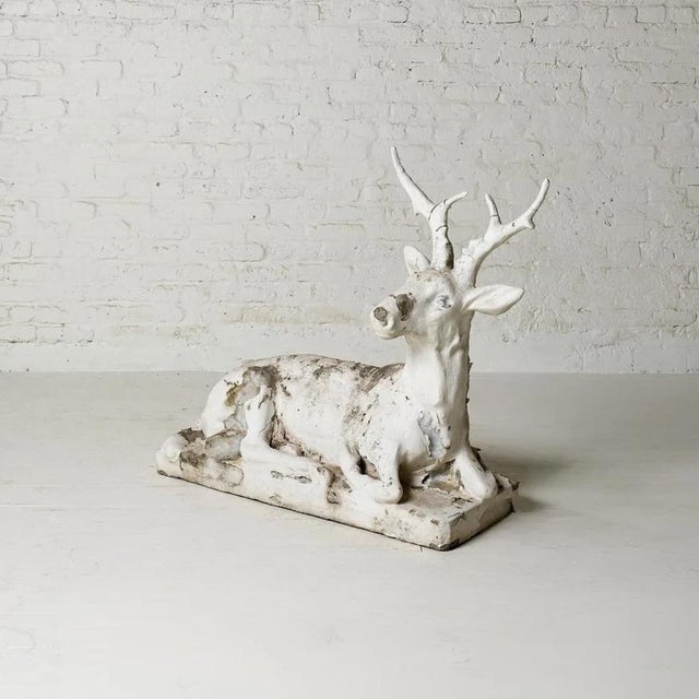 Traditional 19th Century Belgian Bronze Stag Statue For Sale - Image 3 of 4