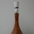 Wood Mid-Century English Burr Wood Table Lamp, 1960s For Sale - Image 7 of 13