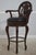 Howard Miller Marble Top Bar Wine Cabinet & 3 Stools For Sale - Image 11 of 18