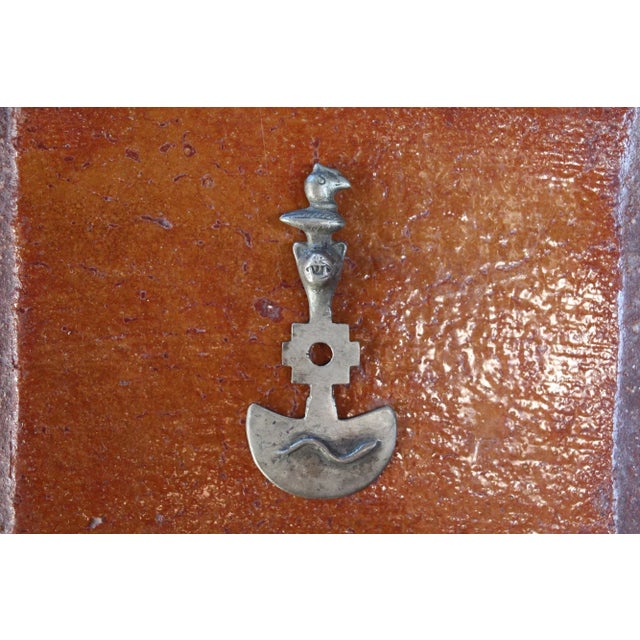 Antique 19th Century Silver Inca Tumi Ceremonial Knife With Figural Finial For Sale - Image 13 of 13