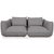 Jalis 21 Fabric Two-Seater Grey Sofa from COR For Sale - Image 12 of 12