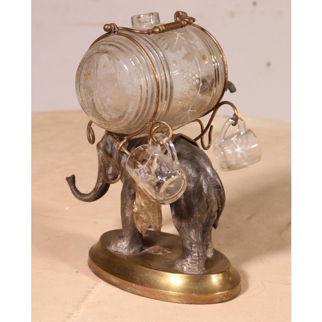 Small Liqueur Cellar with Elephant For Sale - Image 13 of 13