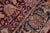 1990s Shabby Chic Beautiful 1990's Floral Pak-Persian Red/Teal Wool Rug - 6'4'' X 9'2'' For Sale - Image 5 of 9