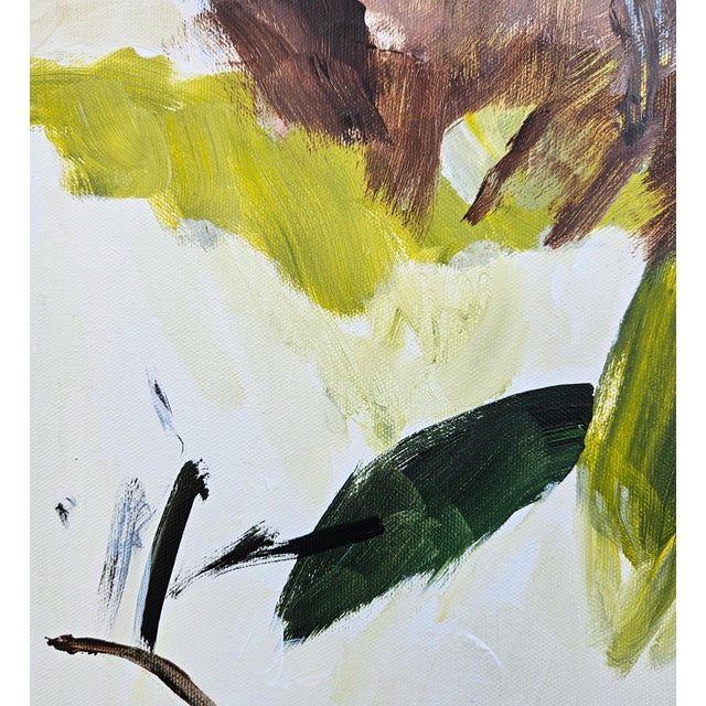 Laurie MacMillan "Portrait of the Wind" Abstract Landscape Painting by Laurie MacMillan, Framed For Sale - Image 4 of 6