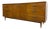 Vintage Mid Century Modern Walnut 9-Drawer Triple Dresser Dovetailed Drawers For Sale