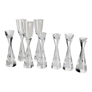 1960s Princess by Holmegaard Schnapps and Cordial Glasses, Set of 8