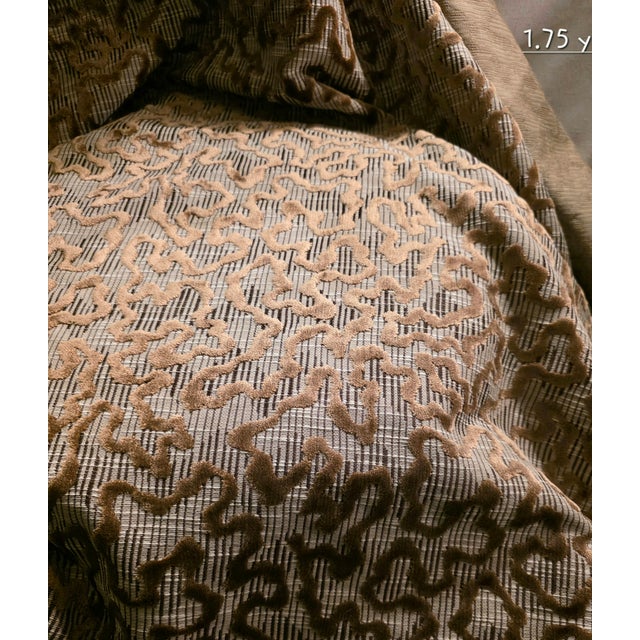 Schumacher fabrics ‘Janis’ cut velvet from Italy 1.75 yds x 55” wide Wonderful fabric for upholstery and pillows