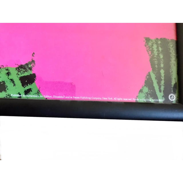 Pink Vintage Andy Warhol Estate Flowers Screen Print For Sale - Image 8 of 9