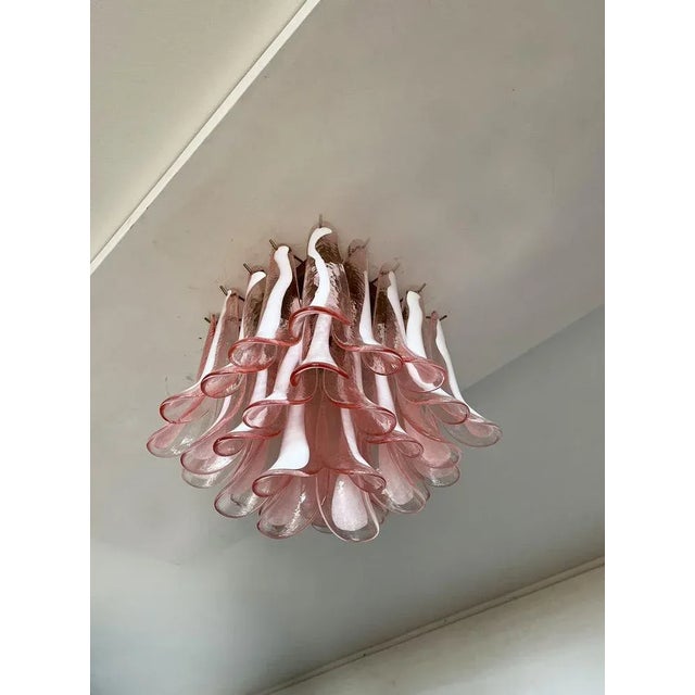 Murano Petal Ceiling Lamp, 1990s For Sale - Image 4 of 12