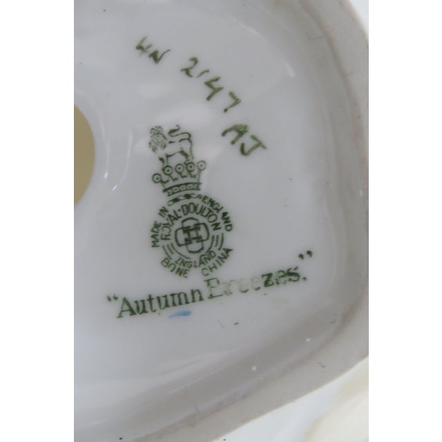 Royal Doulton Hn2147 Autumn Breezes English Bone China Porcelain Figurine For Sale In Miami - Image 6 of 10