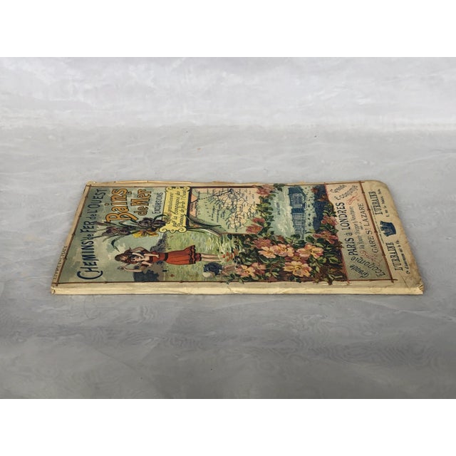 Victorian Vintage French Travel Ephemera Beach House Decor For Sale - Image 3 of 15