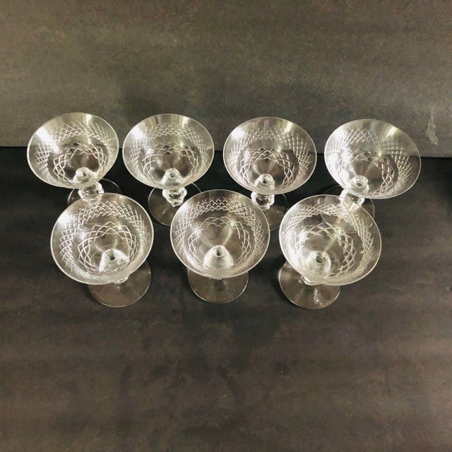 Vintage Crystal After Dinner Glasses Set of 7 Chairish