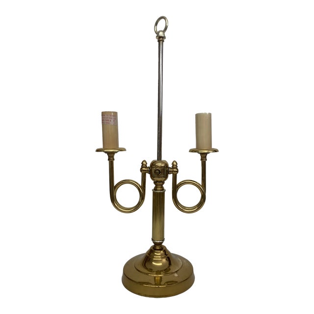 Late 20th Century Underwriters Laboratories French Horn Lamp For Sale