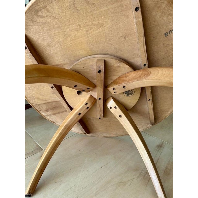 Heywood-Wakefield Mid Century Heywood Wakefield Rotating 'Lazy Susan' Coffee/Cocktail Table For Sale - Image 4 of 6