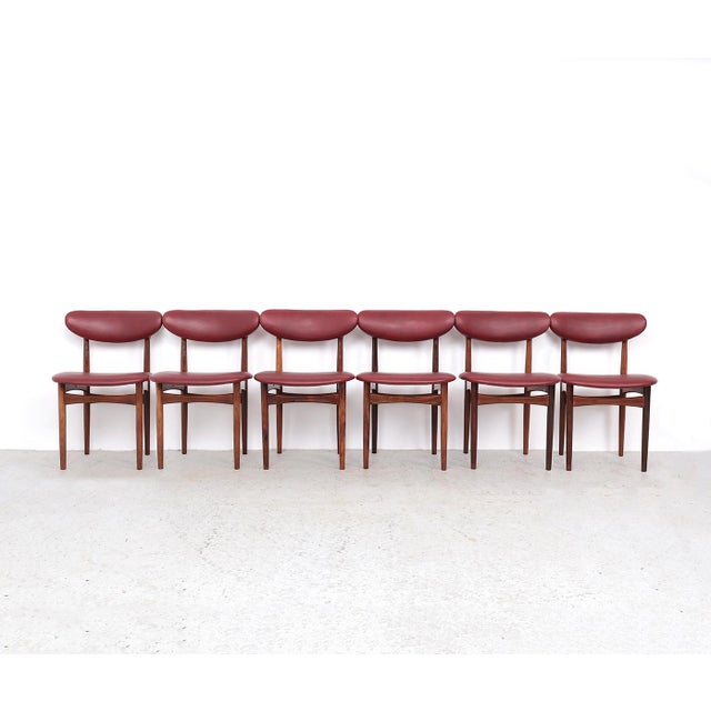 Danish Dining Chairs from Scantic Mobelvaerk, 1960s, Set of 6 For Sale - Image 4 of 17