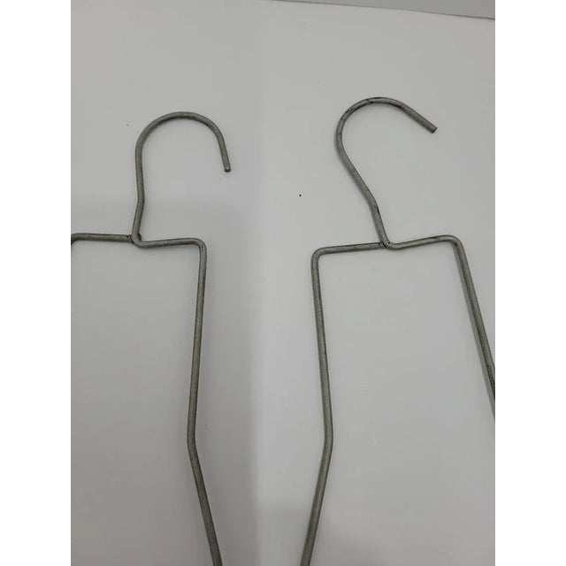 Vintage Wire Glove Form Topiary Plant Garden Display Hangers - a Pair For Sale - Image 4 of 7