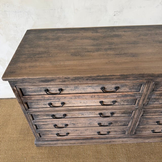 Daphne 4 Drawer Reclaimed Pine Dresser For Sale In Los Angeles - Image 6 of 9