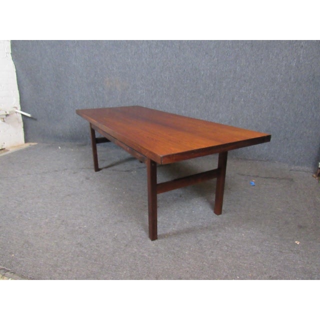 Wood Mid-Century Danish Rosewood Coffee Table For Sale - Image 7 of 11