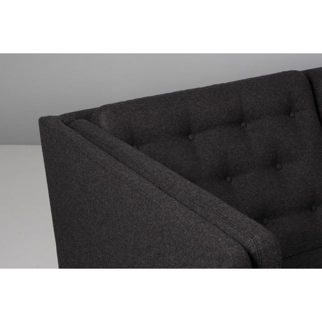 EJ 315/3 Three-Seat Sofa with Oak Frame by Erik Jørgensen, 1960s For Sale - Image 4 of 8