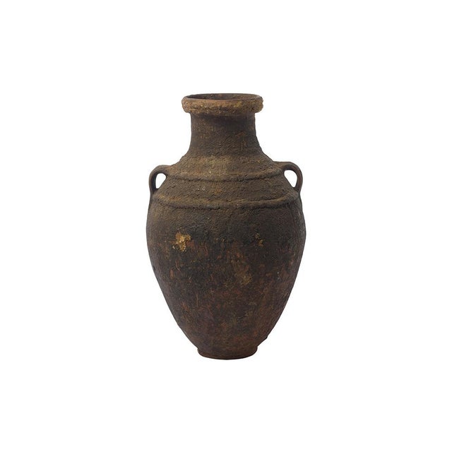 Mid-Century Modern Mid-Century Moroccan Berber Clay Jar For Sale - Image 3 of 7