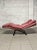 Relaxation Lounge Chair in Red Alcantara from Cinova, 1980s For Sale - Image 10 of 18