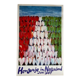 Jan Cremer (1940-2024), Hongarije in Nederland Juni 1987, Copyright Cinc C/O Beeldrech Amsterdam/Jan Cremer 1986, Printed in Holland No. 284 For Sale