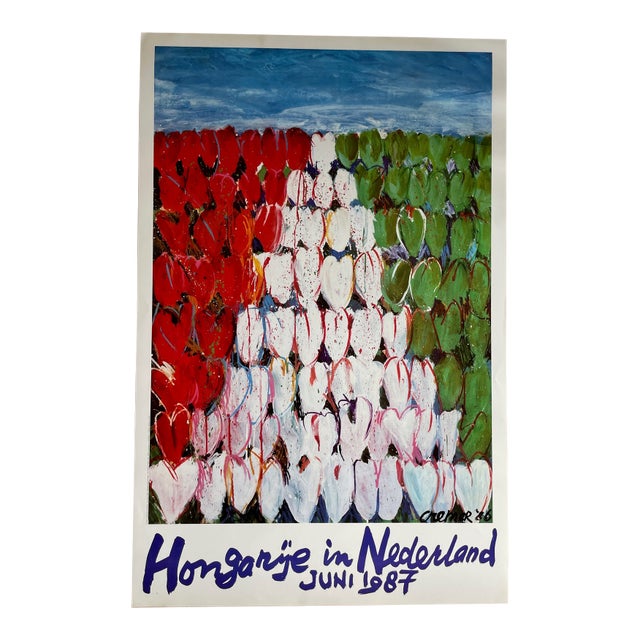 Jan Cremer (1940-2024), Hongarije in Nederland Juni 1987, Copyright Cinc C/O Beeldrech Amsterdam/Jan Cremer 1986, Printed in Holland No. 284 For Sale