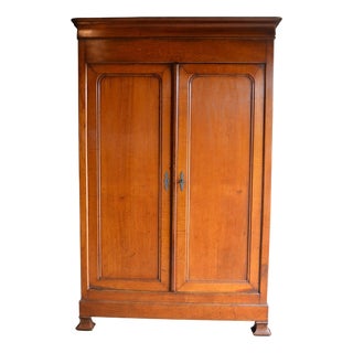 Antique Oak Louis Philippe Cabinet For Sale