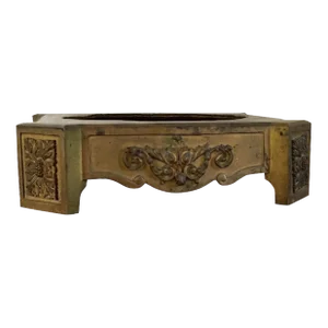 Very Large Antique 19th Century Belle Époque Louis Philippe Gilt Bronze Ormolu Display Base Mount for a Porcelain Palace Vase or Chinese Fish Bowl