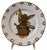 1980s Vintage Neiman Marcus Gilt Angel Porcelain Plates — Set of 4 For Sale - Image 5 of 12