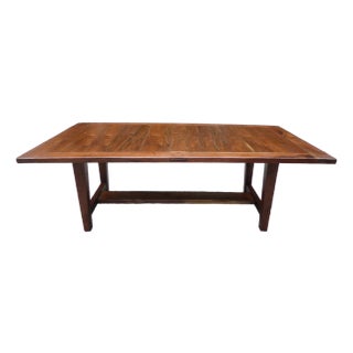1940s Bold Walnut Country Tbl. Seat 8-12 For Sale