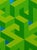 Austin Magruder Contemporary Lime Green & Blue Colorful Tessellated Geometric Abstract Painting, 2024 For Sale - Image 4 of 9
