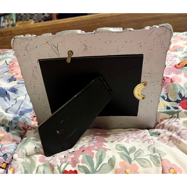 Vintage Pewter Picture Frame For Sale In Oklahoma City - Image 6 of 6