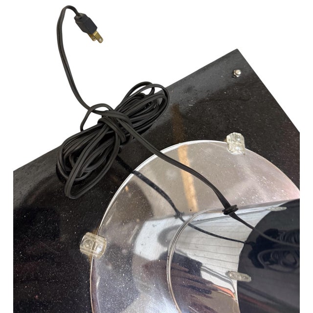 Mid-Century Modern Mushroom Chrome Floor Lamp For Sale - Image 9 of 10