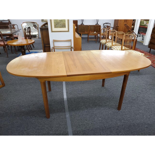 Mid Century Modern Teak Nathan Furniture Dining Table Chairish
