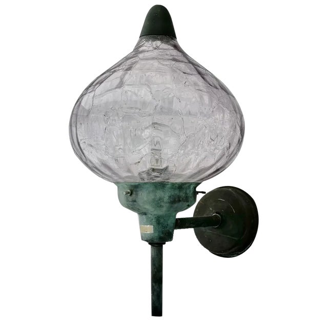 Mid-Century Scandinavian Outdoor Facade Lamp Westal Model 283, Sweden, 1970s For Sale