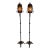 1920s Original Art’s & Crafts Iron Floor Lamps - a Pair For Sale