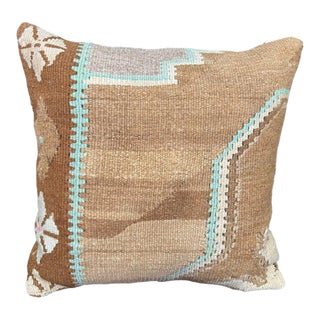 Turkish Hemp Pillow Cushion Natural Beige Brown Cushion Cover 20x20 For Sale