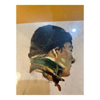 1970s Authentic Hand Signed Andrew Wyeth Print, Titled Alan. For Sale