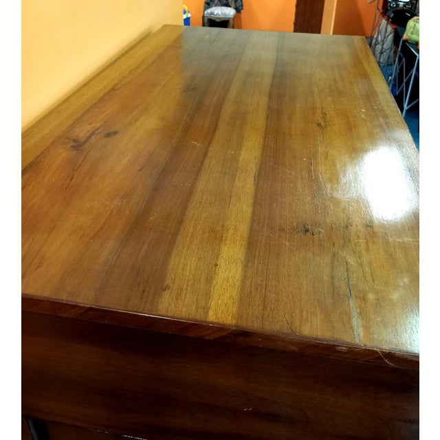 Vintage Walnut Chest of Drawers For Sale - Image 5 of 6