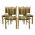 4 Danish Mid Century Oak Dining Chairs For Sale